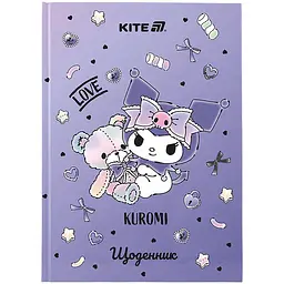 Щоденник шк. B5 "Kite" №HK25-262-4 Kuromi тв.обкл.