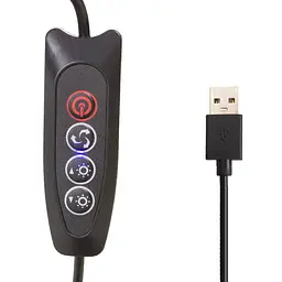 Кільцева світлодіодна LED лампа Flat Ring 8" Black - мініатюра 3
