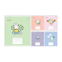 Зошит Yes Miffy Playfull А5 18 аркушів лінія (767635), в асортименті