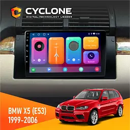 Штатна магнітола BMW X5 (E53) 1999-2006 Cyclone C9-001 2x32 CPL Cyclone (НФ-00002070)