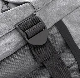 Рюкзак для ноутбука Voltronic T3 15.6 дюймів вихід під USB-кабель сірий - мініатюра 4
