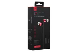 Навушники 2E S7 Subwoofer Mini Mic Red (2E-IES7RD) - мініатюра 6
