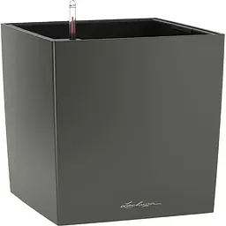 Вазон Lechuza Cube Premium, 31 л, антрацитовий (16363)