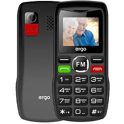 Мобільний телефон Ergo R182 Black - мініатюра 1
