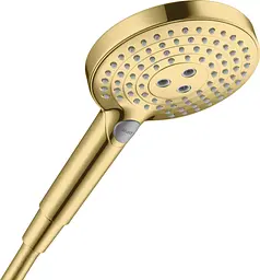Ручний душ Hansgrohe Raindance Select S 120 3jet EcoSmart 9L Polished Gold Optic 26531990, Золотий