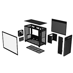 Корпус Asus Prime AP201 Black Tempered Glass без БЖ (90DC00G0-B39010) - мініатюра 6
