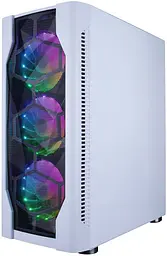 Корпус 1stPlayer D4 RGB White (D4-WH-4F1-W) - мініатюра 3