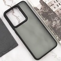 Чохол TPU+PC Lyon Frosted для Motorola Edge 60 Fusion Black - мініатюра 4
