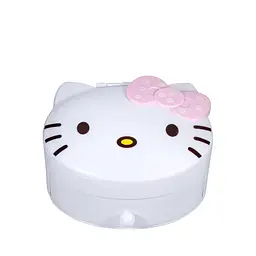 Шкатулка-органайзер для косметики настільна з кришкою Котик Kitty