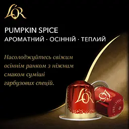 Кава мелена L'OR Pumpkin spice в капсулах 520 г (10 шт. х 52 г) - мініатюра 2
