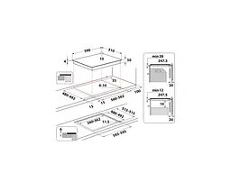 Електрична варильна поверхня Whirlpool WTX6014DCF - мініатюра 5