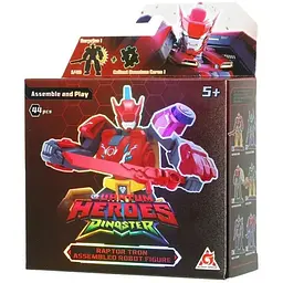 Дитячий робот-конструктор Dinoster Раптор Трон EU580881A-1, 45 деталей