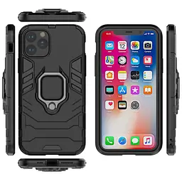 Чохол бампер Primolux Ring Armor для Apple iPhone 11 Pro Max Black - мініатюра 5