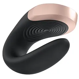 Смарт-вібратор для пар Satisfyer Double Love (Black) - мініатюра 6