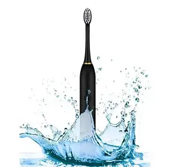 Ультразвукова зубна щітка з 4 насадками Sonic Toothbrush X-3 White - мініатюра 4