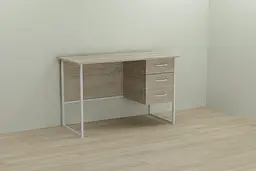 Комп'ютерний стіл Ferrum-decor Гаррі 75x140x70 білий ДСП Дуб Сонома 16мм (FRD-101012) - мініатюра 3