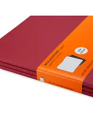 Записник Moleskine Cahier великий, Лінійка Бордо (CH121) - мініатюра 2