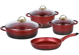 Набір посуду O.M.S. Collection 3043 Red 7 предметів