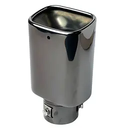 Насадка на глушник Vitol 165x95-70x59 мм Темний Хром (НГ-0415-BK) - мініатюра 3