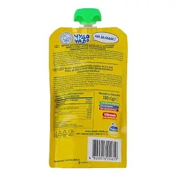 Упаковка пюре Чудо-чадо Груша-яблуко без цукру 2.7 кг (180 г х 15 шт.) - мініатюра 3