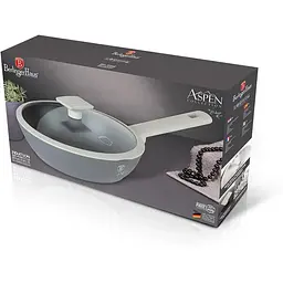 Сковорода з кришкою Berlinger Haus Aspen Collection 24 см сіра (BH 7069) - мініатюра 2