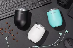Термокухоль Ardesto Compact Mug 350 мл блакитний - мініатюра 6