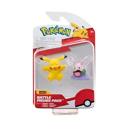 Набір ігрових фігурок Pokemon W15 Battle figure Pikachu + Goomy (PKW3007) - мініатюра 2