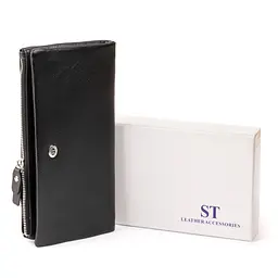 Жіночий шкіряний гаманець-клатч ST Leather 20.8х10х2 см acs0015268 - мініатюра 6