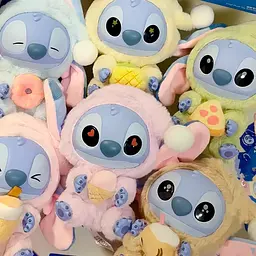 Стіч сюрприз брелок в коробке Labubu Stitch15 см м’який плюшевий (6931604349094) - мініатюра 5