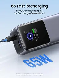 УМБ Ugreen 25000mAh 200W 1xUSB+ 2xUSB Type-C, PD3.0+QC4.0 (PB722) - мініатюра 7