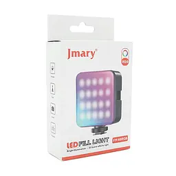 LED-панель Jmary FM-69RGB, 5 Вт, RGB, 2500-9000К, вбудований аккум 2000mAh, 100x30x70мм, Box - мініатюра 2