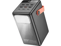 Зовнішній акумулятор (павербанк) Hoco DB03 Max Centurion 100000mAh 65W Black