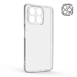 Прозрачный чехол для Honor X8a с защитой камеры, тонкий, силиконовый, бесцветный, ударопрочный, противоударный бампер с закрытой камерой, ArmorStandart (ARM69387) - мініатюра 2