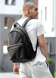 Чоловічий рюкзак Sambag Zard LST чорний 46 x 28 x 13 см (25018001m)