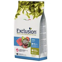 Корм Exclusion Adult Tuna Large Breed для дорослих собак великих порід з тунцем 12 кг
