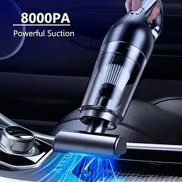 Ручний автомобільний пилосос Grikey OfficeHand Cleaner універсальний чорний з насадками 8000mAh 120W (GK502) - мініатюра 5
