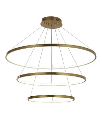 Підвісний світильник, люстра Goldlux 330031 Lea 3 Led 3x60W 4000K 8000Lm IP20 Золото - мініатюра 2