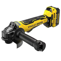 Шліфмашина кутова безщіткова акумуляторна Stanley FatMax Li-Ion V20 18 В 4 Ач 8000 об/хв d=125 мм 2 акумулятори зарядний пристрій та кейс (SFMCG700M2K-QW) - мініатюра 7