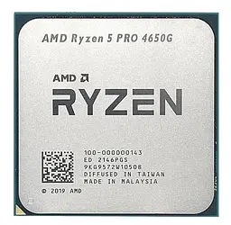 Процесор AMD Ryzen 5 4650G PRO (100-000000143) (Socket AM4, 12T, 4.2 ГГц, Tray) Б/в