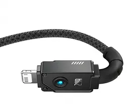 Кабель Baseus Unbreakable Series Fast Charging Cable USB to Lightning 2.4A 1m P10355802111-00 Black - мініатюра 2