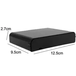 UPS для роутера DIY DC1936K 36W 12Vx3A 9Vx1A USB 19200mAh, комплект для збірки: ДБЖ+6xАКБ+БП+2 Кабеля, Black - мініатюра 2
