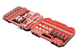 Набір автомобільного ручного інструменту Intertool ET-9111 1/4" x 1/2" RED у наборі 111 предметів - мініатюра 4