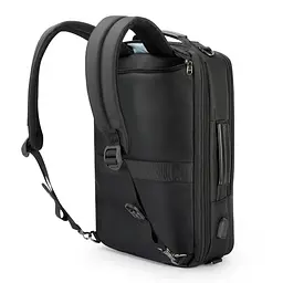 Рюкзак-сумка Tigernu T-B3639 15.6" USB 14 л чорний (16227) - мініатюра 6