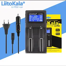Зарядний пристрій Liitokala Lii-PD2+car універсальний - інтелектуальний - 2 канали - мініатюра 10