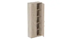 Шафа Анжело Ferrum-decor на 5 полиць із 4 дверима 1900x700x380 ДСП Дуб Сан-Марино 16 мм (FRD-105038)