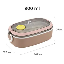 Ланчбокс Kite бежевий 900 мл (K25-1180-1) - мініатюра 2