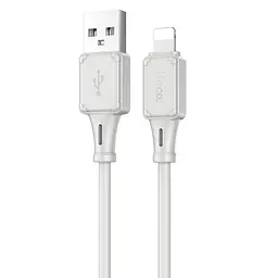 Кабель HOCO lightning Assistant silicone charging data cable X101 |1m, 2.4A| - мініатюра 3