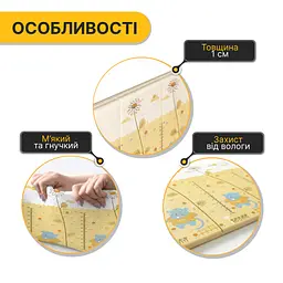 Дитячий ігровий килимок LEOBRO 180 x 200 x 1 см (LB-1033) - мініатюра 5