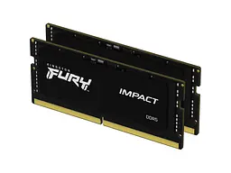 Модуль пам'яті Kingston FURY 64 GB (2x32GB) SO-DIMM DDR5 4800 MHz FURY Impact (KF548S38IBK2-64) - мініатюра 1