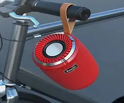 Портативна компактна колонка Hoco Bright sound sports BS39 Bluetooth червона (BS39_460) - мініатюра 2